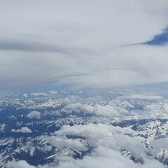 Flugwegposition um 10:39:09: Aufgenommen in der Nähe von Niedernsill, 5722, Österreich in 6300 Meter